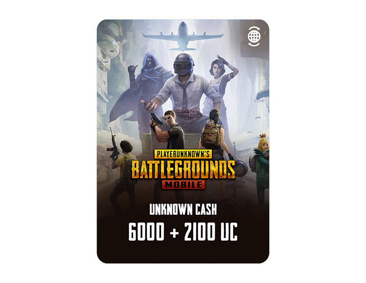 Игровая валюта PUBG Mobile 6000 + 2100 UC [Цифровая версия], электронный ключ/код доступа