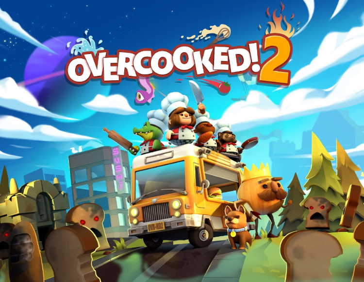 Overcooked! 2, электронный ключ (активация в Steam, платформа PC), право на использование