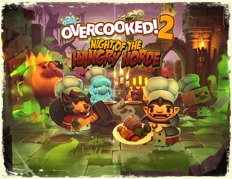 Overcooked! 2: Night of the Hangry Horde, электронный ключ (DLC, активация в Steam, платформа PC), право на использование