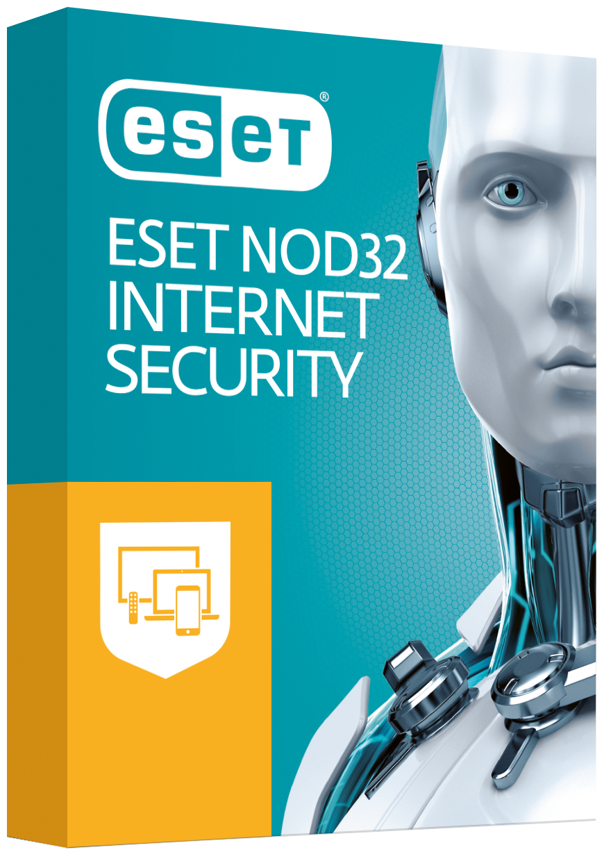 ESET NOD32 Internet Security – универсальная лицензия на 1 год на 3 устройства или продление на 20 месяцев